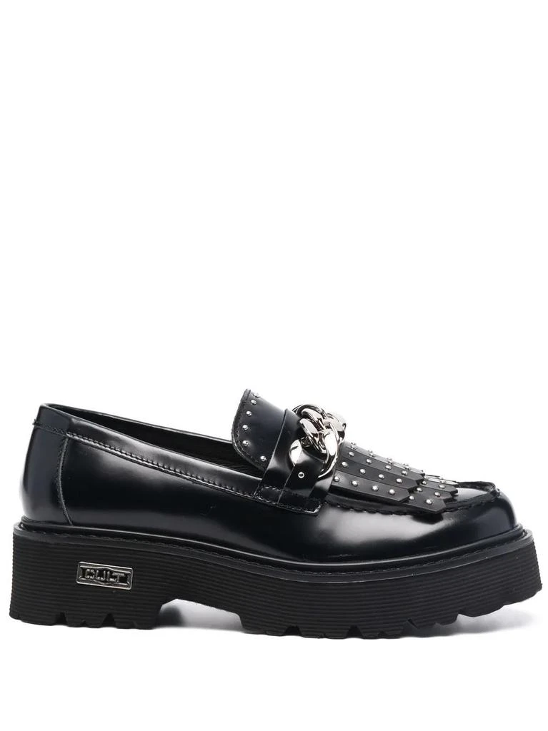 Cult Gaia fringed embellished loafers - women 1