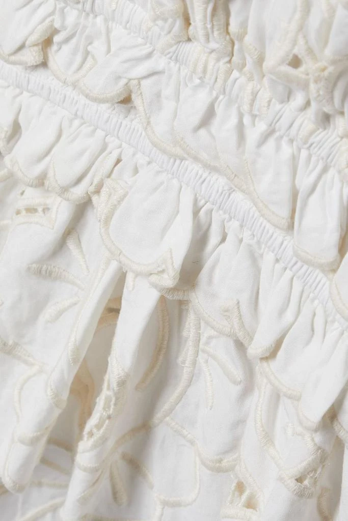 Sea Blaire broderie anglaise cotton halterneck top 4