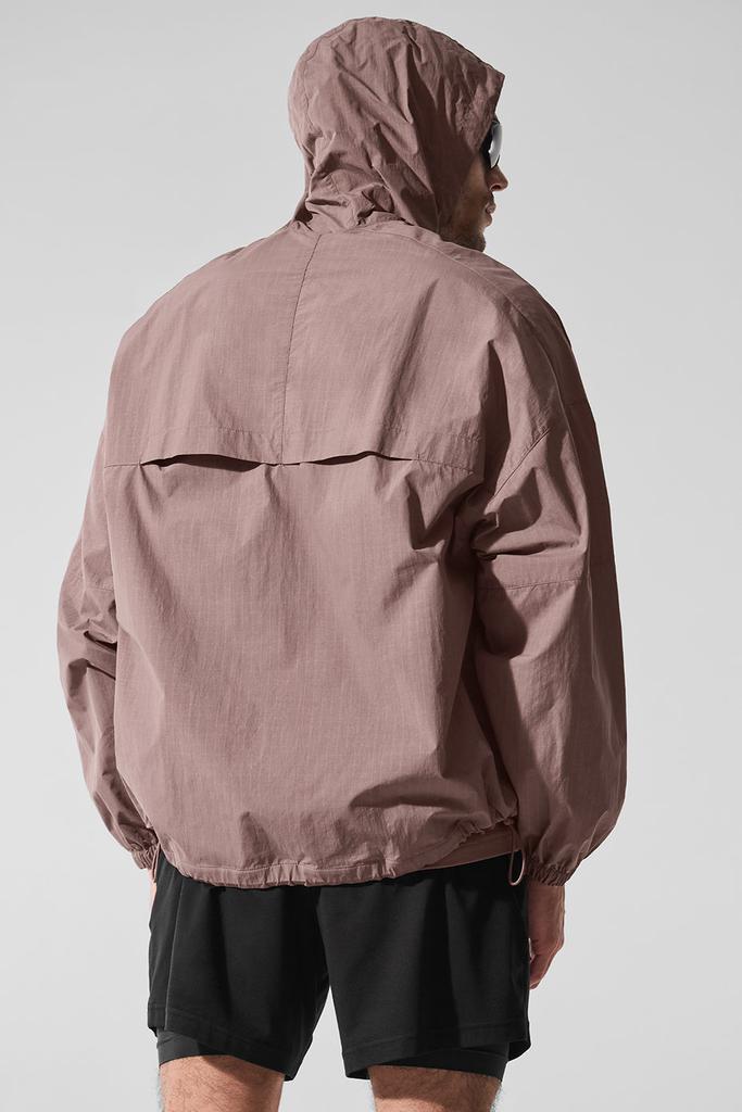 Alo Vantage Nylon Ripstop Track Jacket - Mushroom