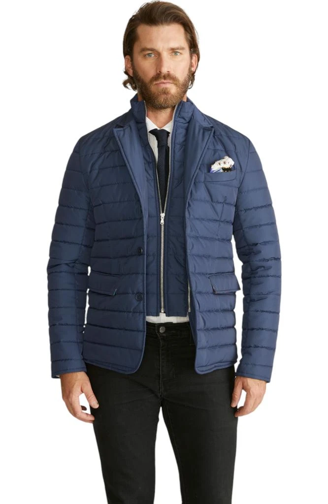 Robert Graham Men's Quilted Nylon Blazer With Bib Front 2