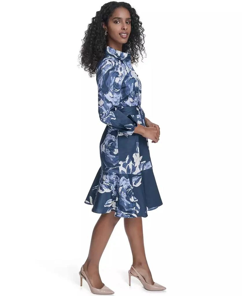 Calvin Klein Women
s Collared Long-Sleeve Shirt Dress 3