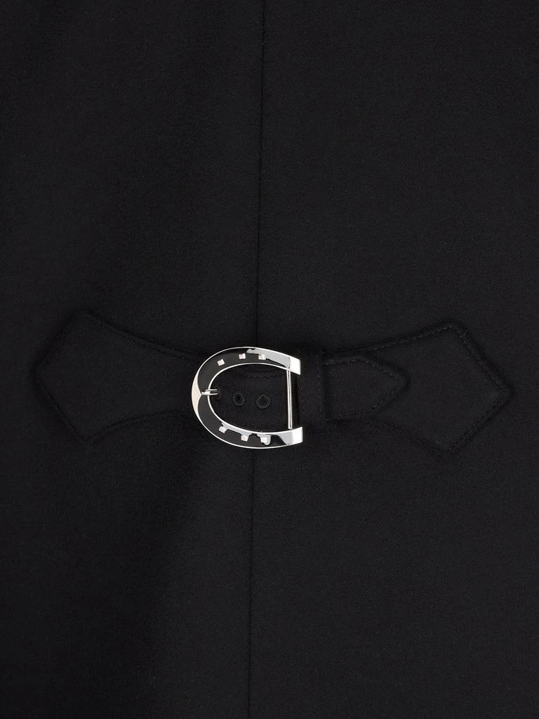 Gucci Gucci Single Breasted Logo Plaque Coat 3