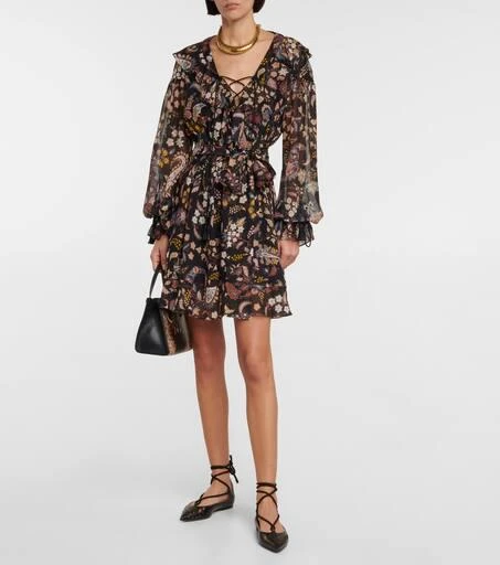 ETRO Perforated leather ballet flats 2