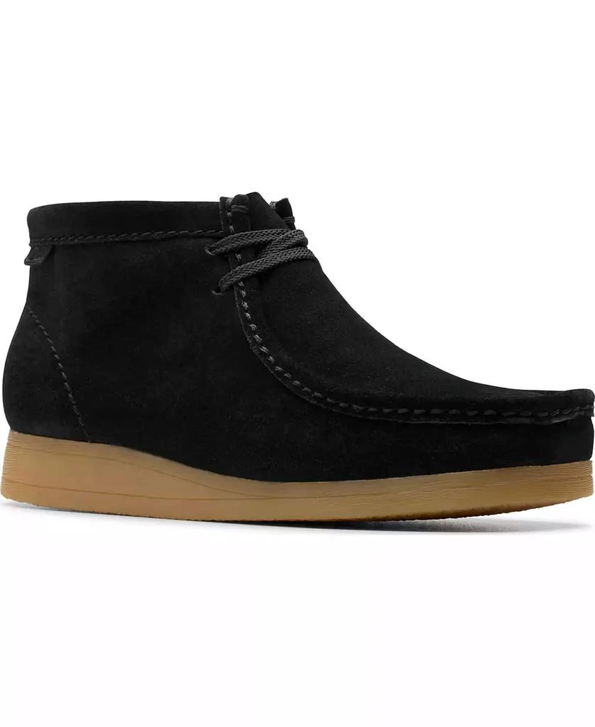 Clarks Men\'s Black wallaston boots leather size 11 Clarks Mens Wallaston Flat Heel Chukka Boots - JCPenney main image 2