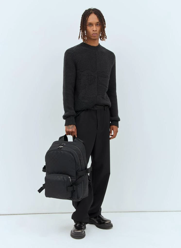 Burberry Check Jacquard Backpack 2