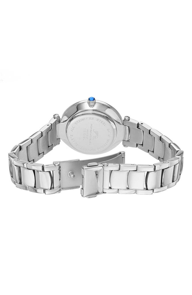 Porsamo Bleu Women's Madison Guilloche Stainless Steel Bracelet Watch, 29mm