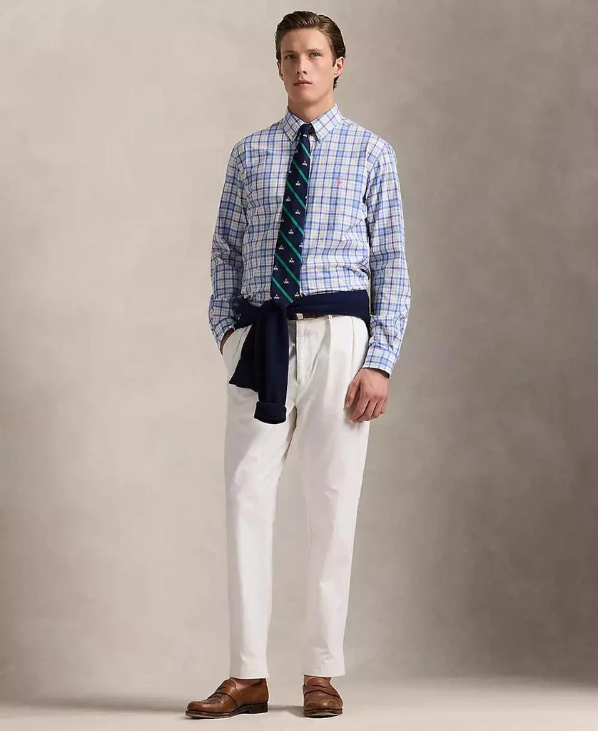 Ralph Lauren Men's Slim-Fit Stretch Poplin Shirt 4