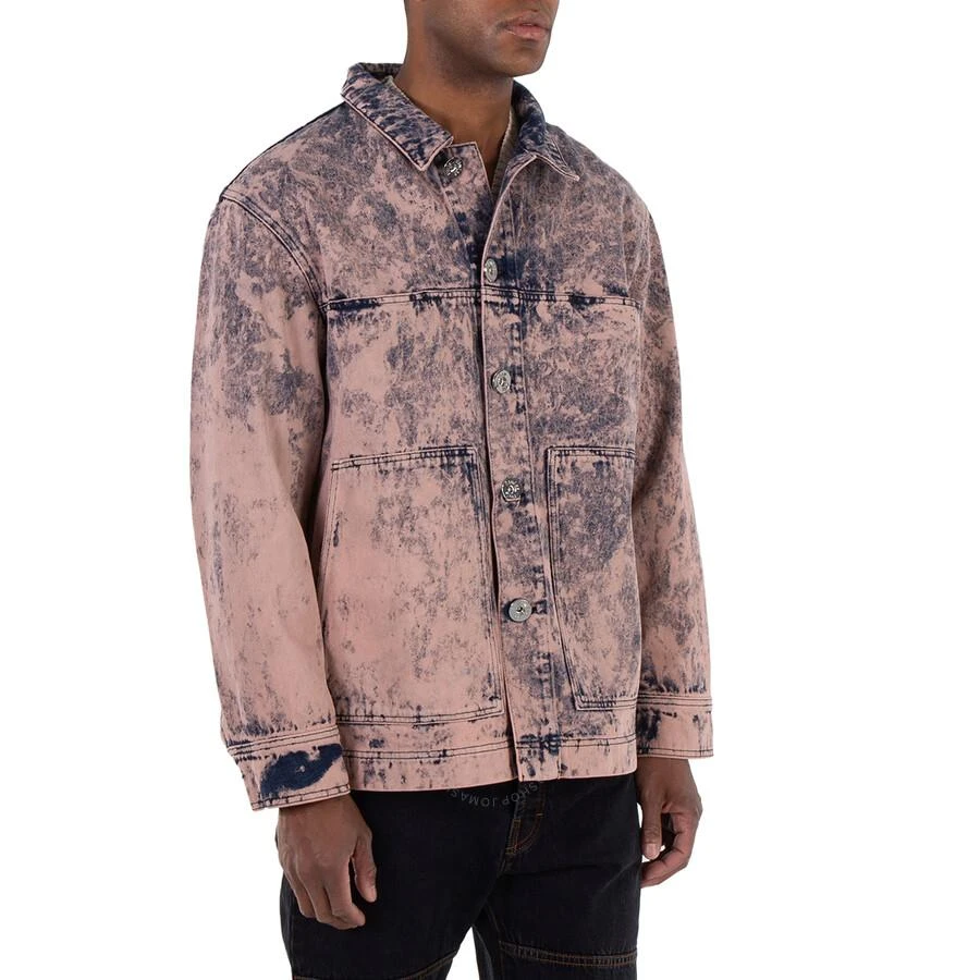 Etudes Hopper Overdye Denim Pink Shirt Jacket 3
