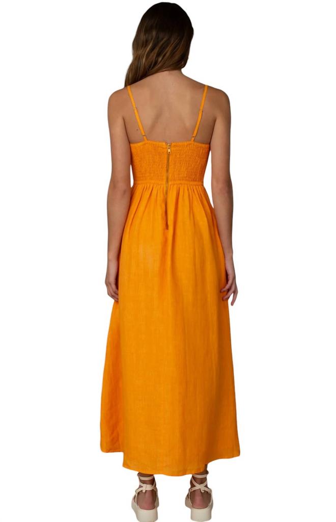 Elizabeth and James Abigail Dress In Apricot