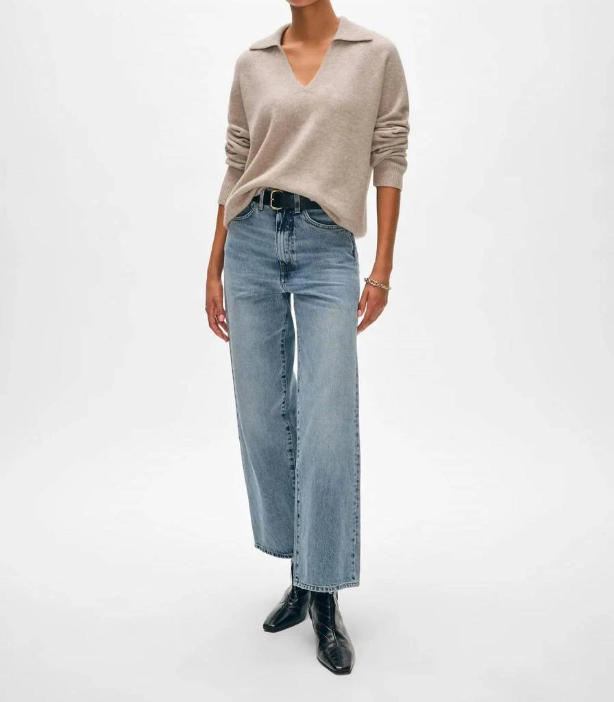White + Warren White + Warren - Cashmere Easy Polo Sweater 4