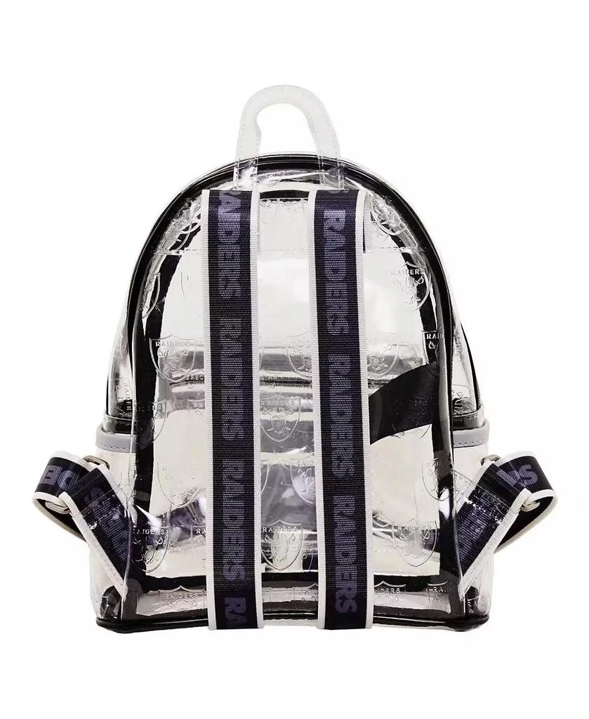 Loungefly Las Vegas Raiders Clear Mini Backpack 3