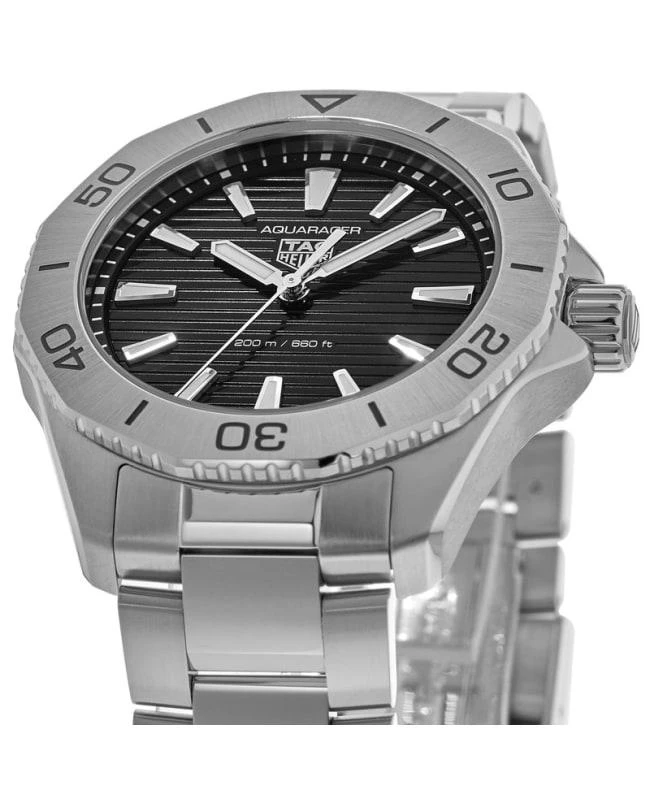 TAG Heuer Tag Heuer Aquaracer Quartz Black Dial Steel Men's Watch WBP1110.BA0627 3