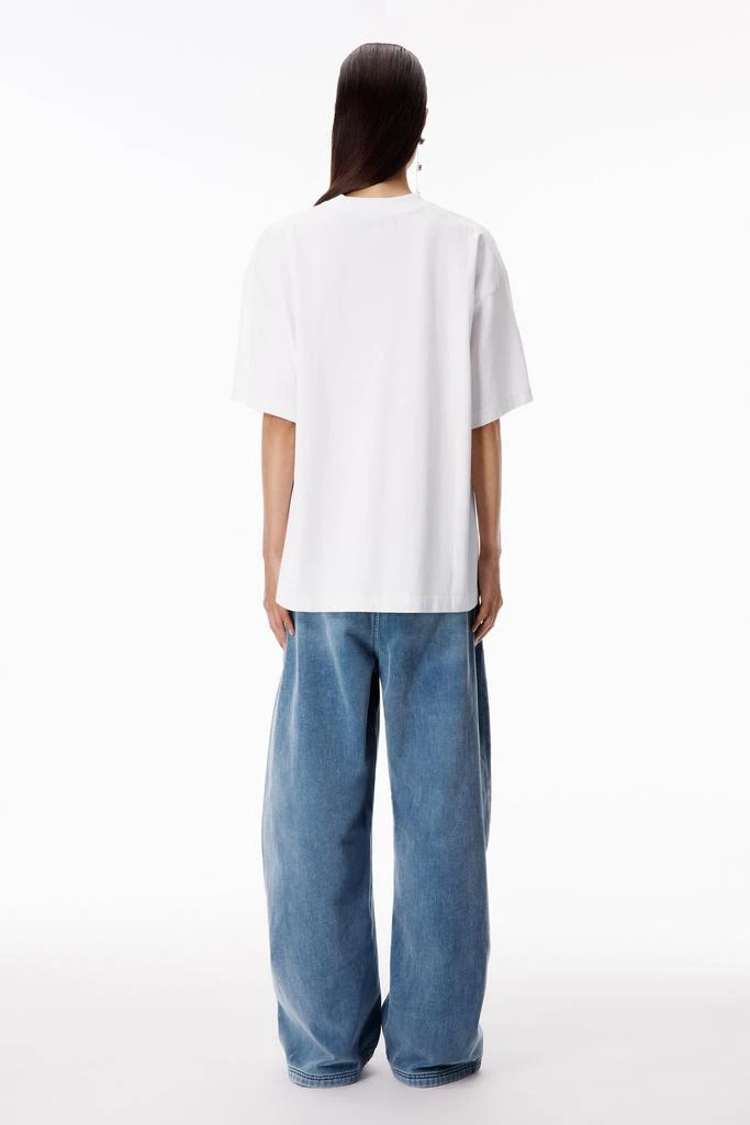 Alexander Wang Puff Logo Short Sleeve Tee 4