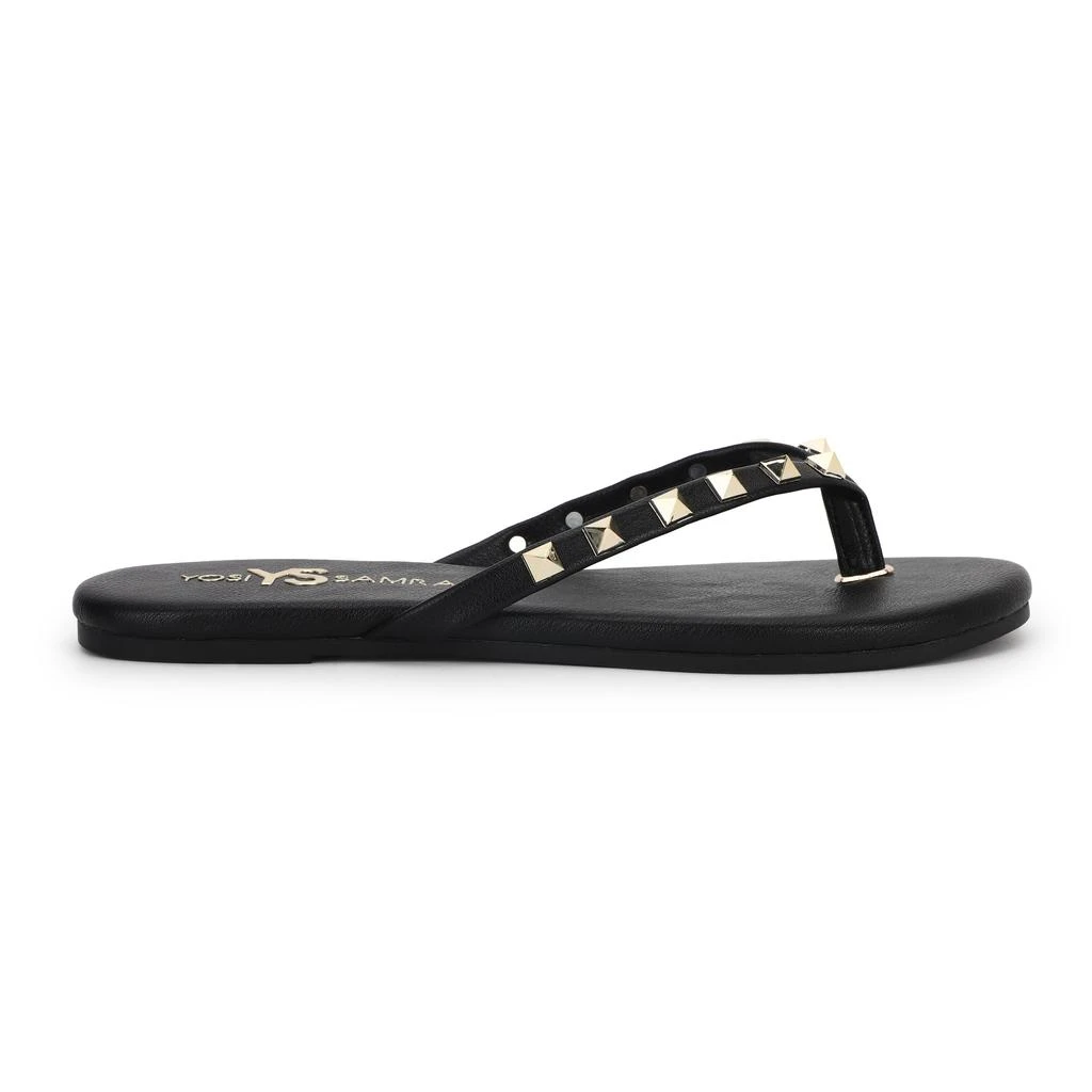 Yosi Samra Rivington Stud Flip Flop in Black 1