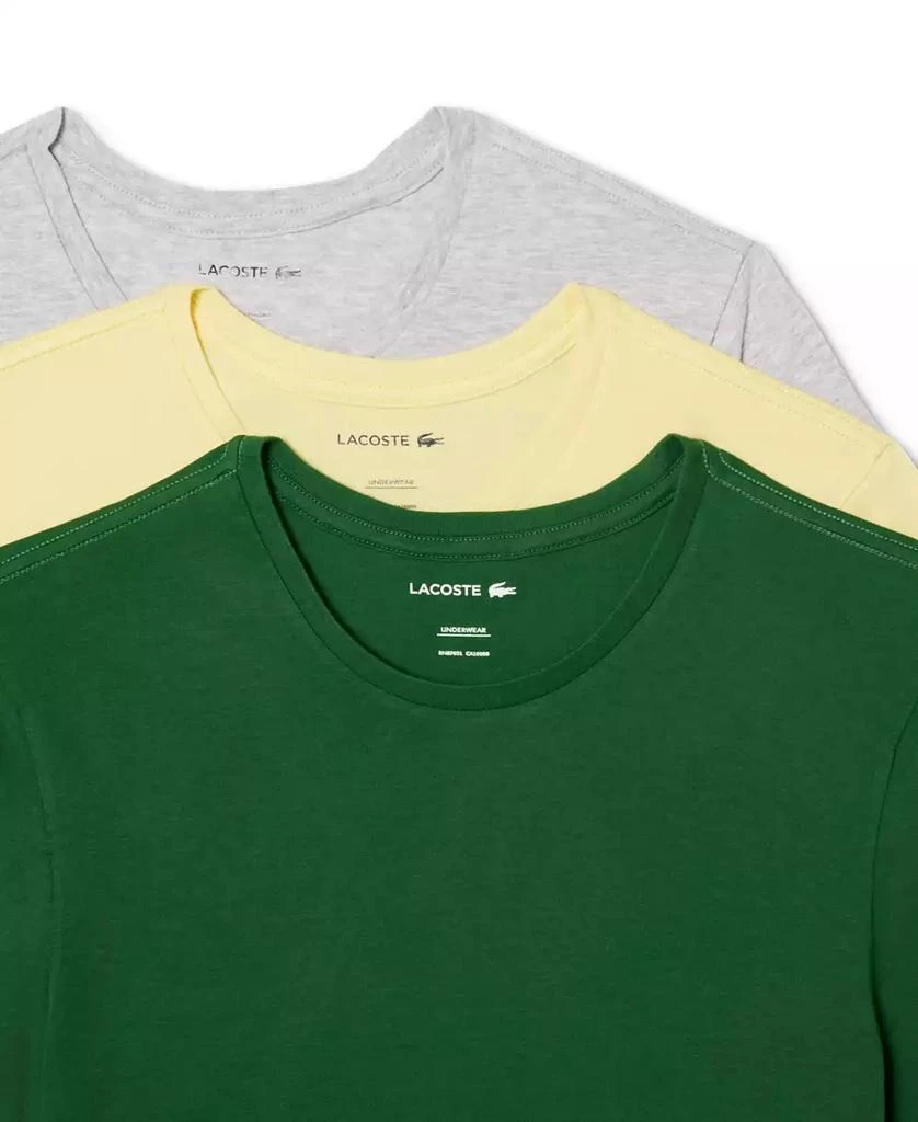 Lacoste Men's 3-Pk. Slim Fit Crewneck T-Shirts 3