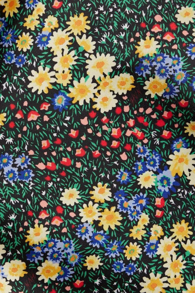 HVN Quinn floral-print TENCEL™ mini dress 4