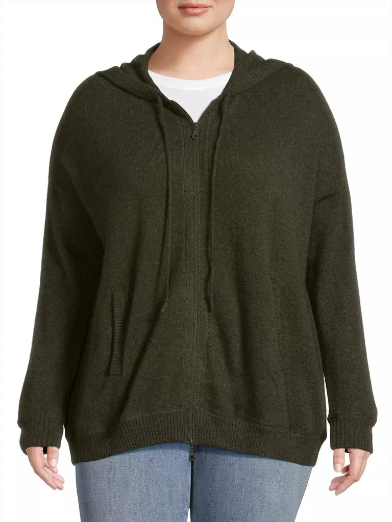 Minnie Rose Cashmere Zip-Up Hoodie 3