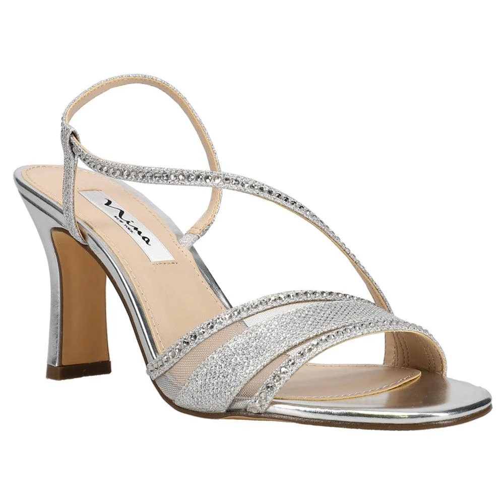 Nina Abbi Rhinestone Slingback Sandals 2