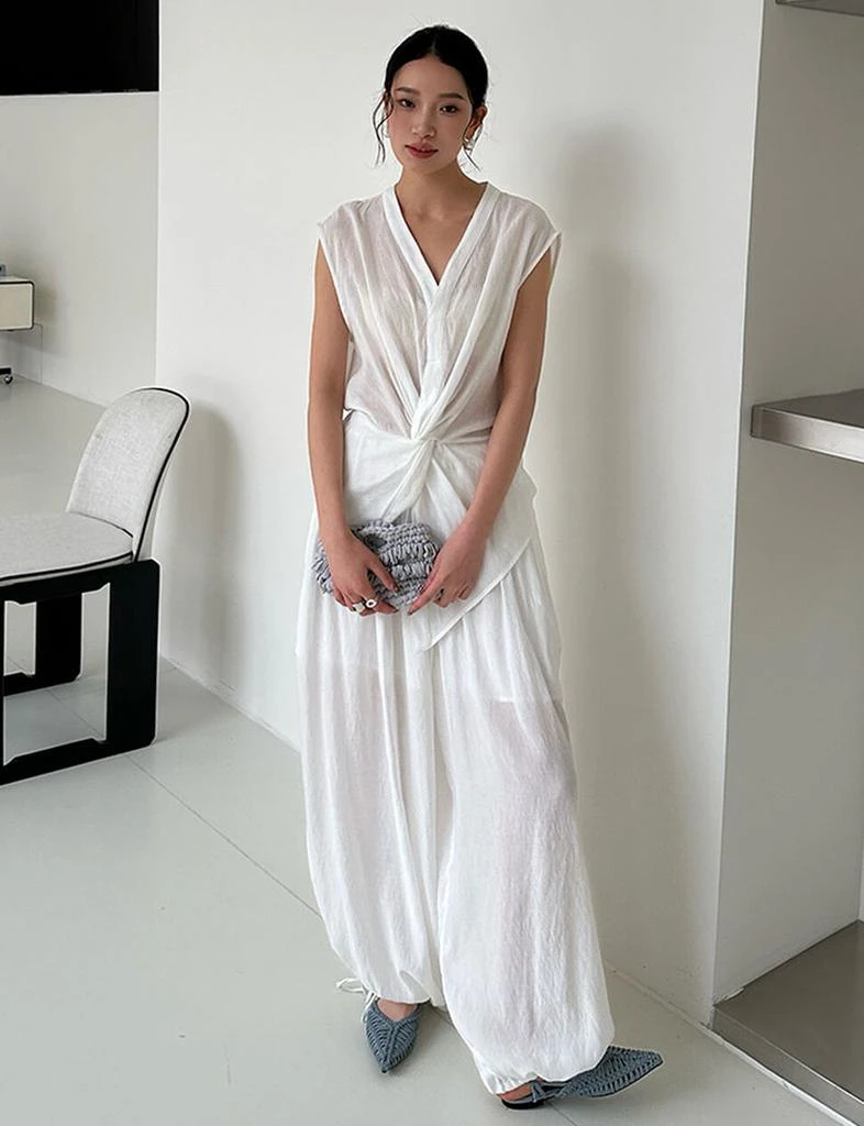 Pixie Market White Twist Front Top-PREORDER 7