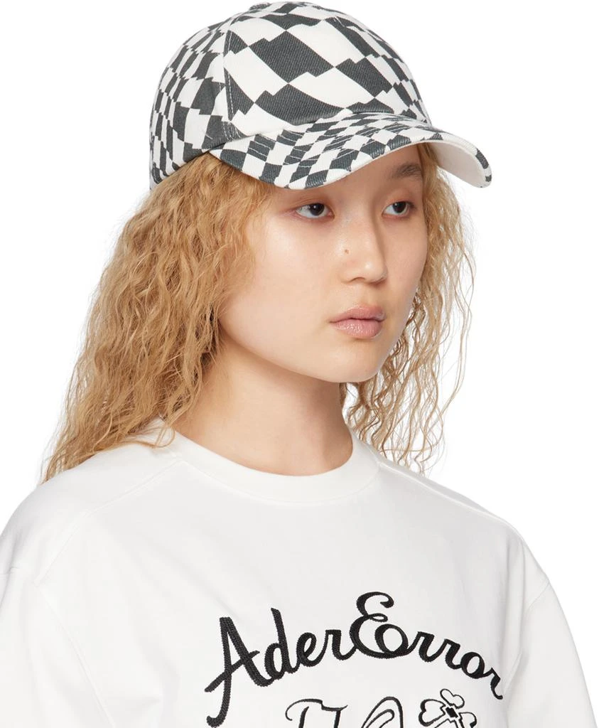 ADER error Blue & White Check Cap 2