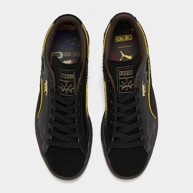 Puma Big Kids' Puma x One Piece Suede Blackbeard Casual Shoes 5