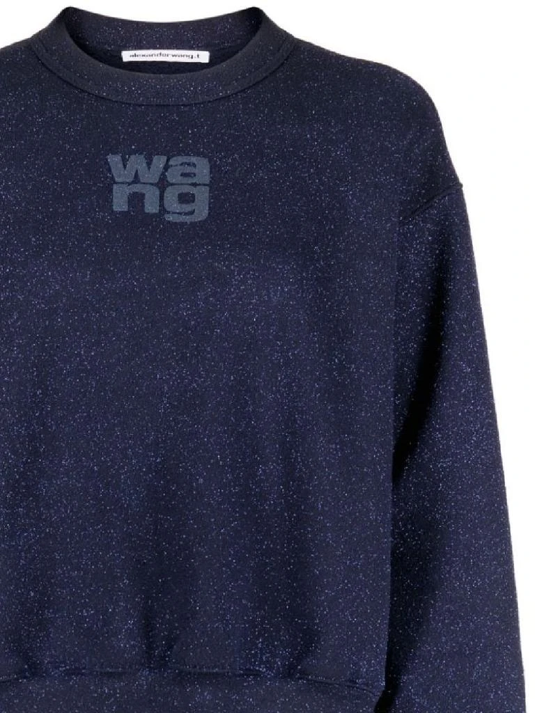 Alexander Wang Alexander Wang Stacked Logo Crewneck Sweatshirt 3