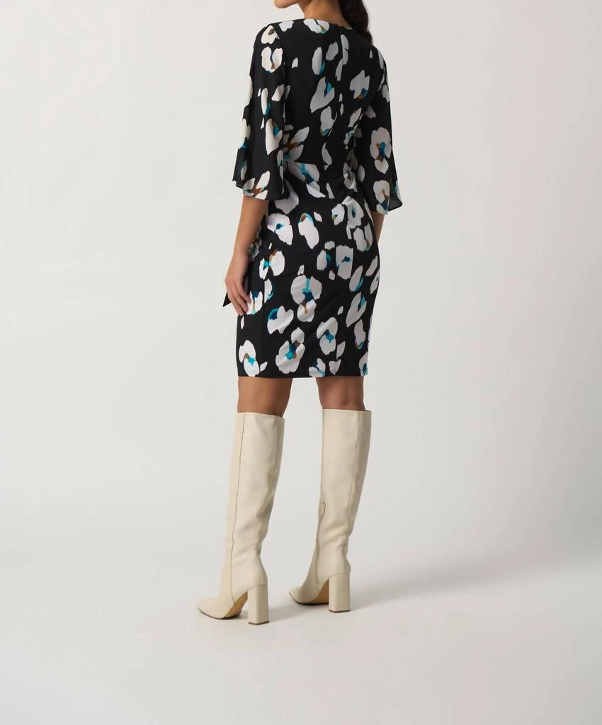 JOSEPH RIBKOFF Joseph Ribkoff - Black/White Belted Dress 3
