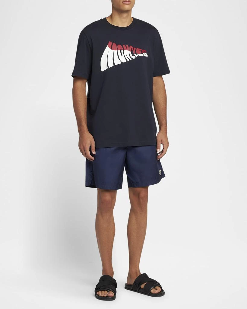 Moncler Men's Wavy Logo T-Shirt 4