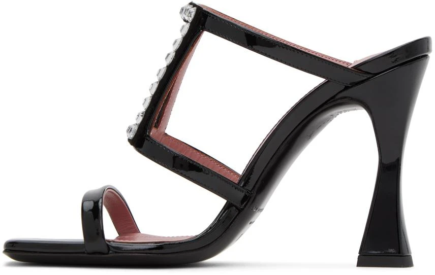 Les Petits Joueurs Black Hoya Heeled Sandals 3