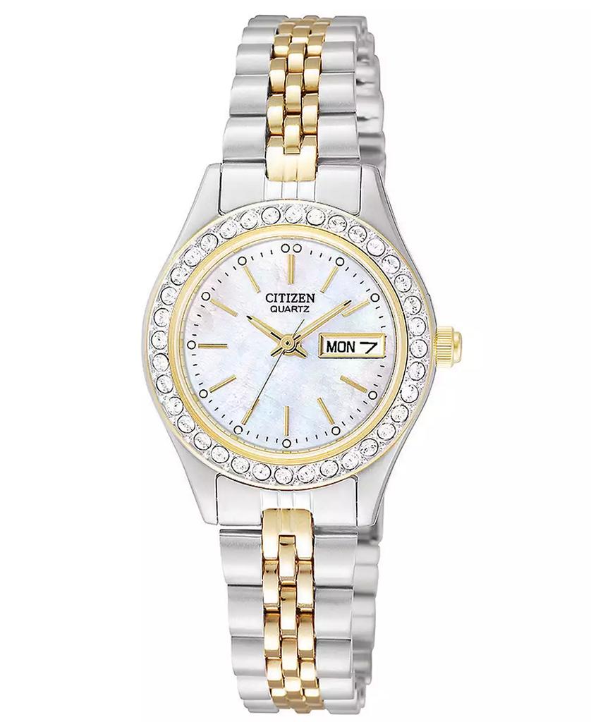 Citizen Women's Two Tone Stainless Steel Bracelet Watch 26mm EQ0534-50D