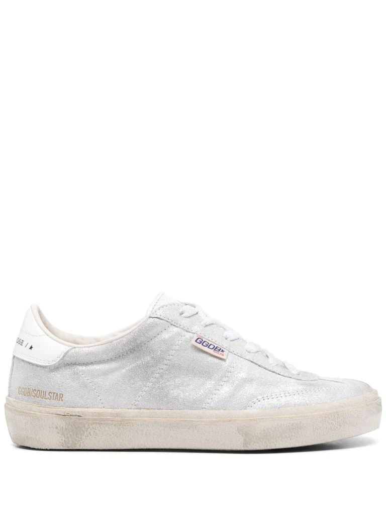 Golden Goose Low-Top Silver Sneakers