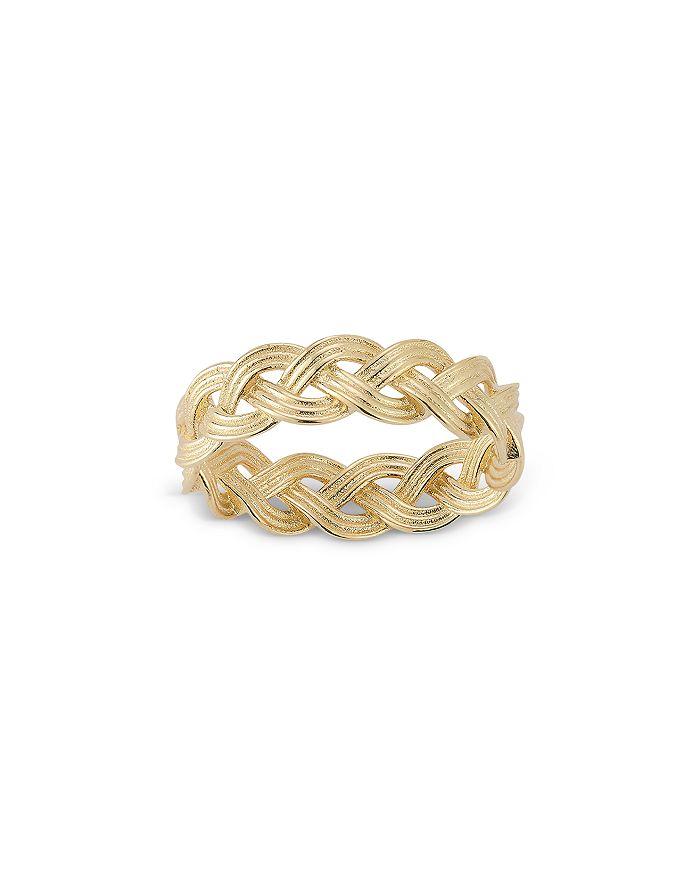 Bloomingdale's Fine Collection Groovy Braided Band in 14K Yellow Gold