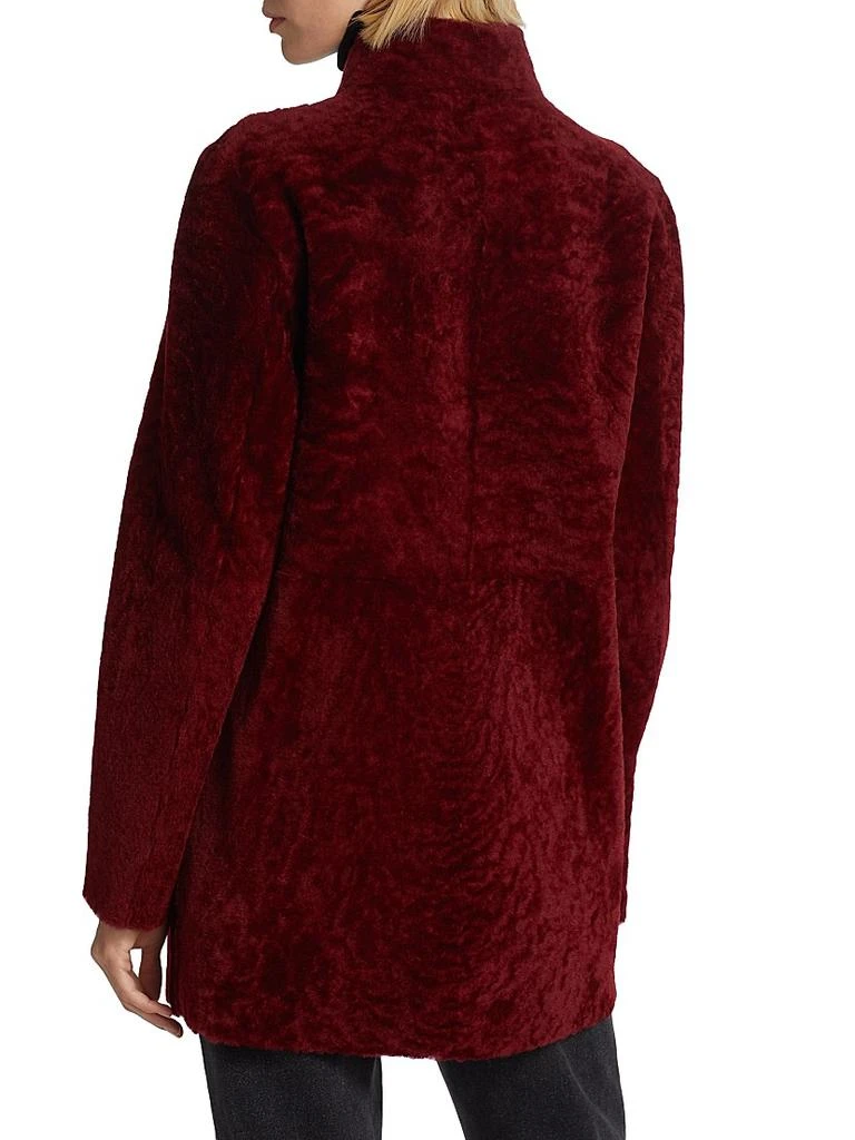 Maximilian Maximilian Reversible Shearling Lamb Jacket 5