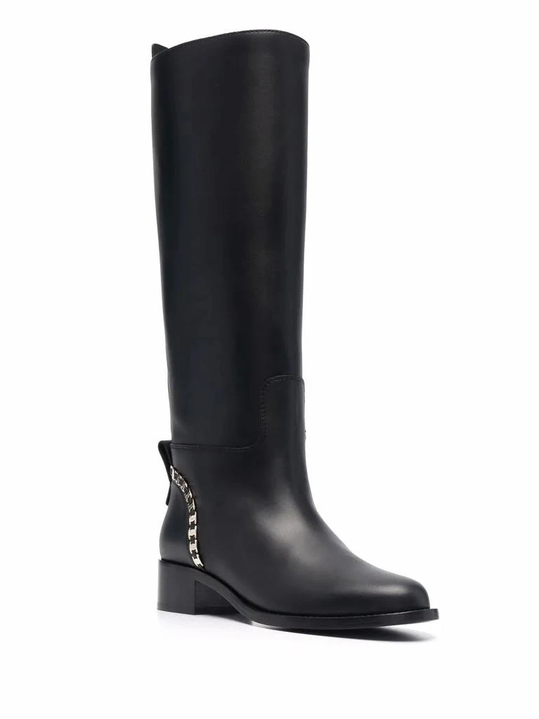Salvatore Ferragamo Ferragamo Vara Chain Knee-High Boots 1