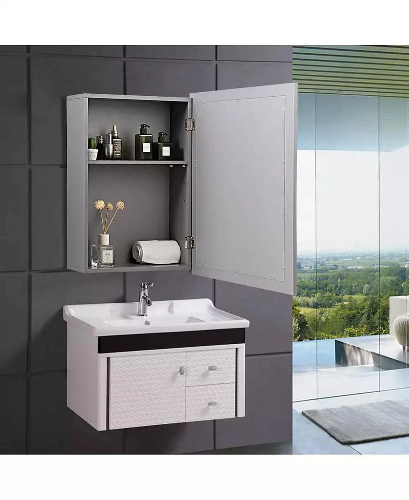 SUGIFT Wall-Mounted Mirrored Medicine Cabinet 2