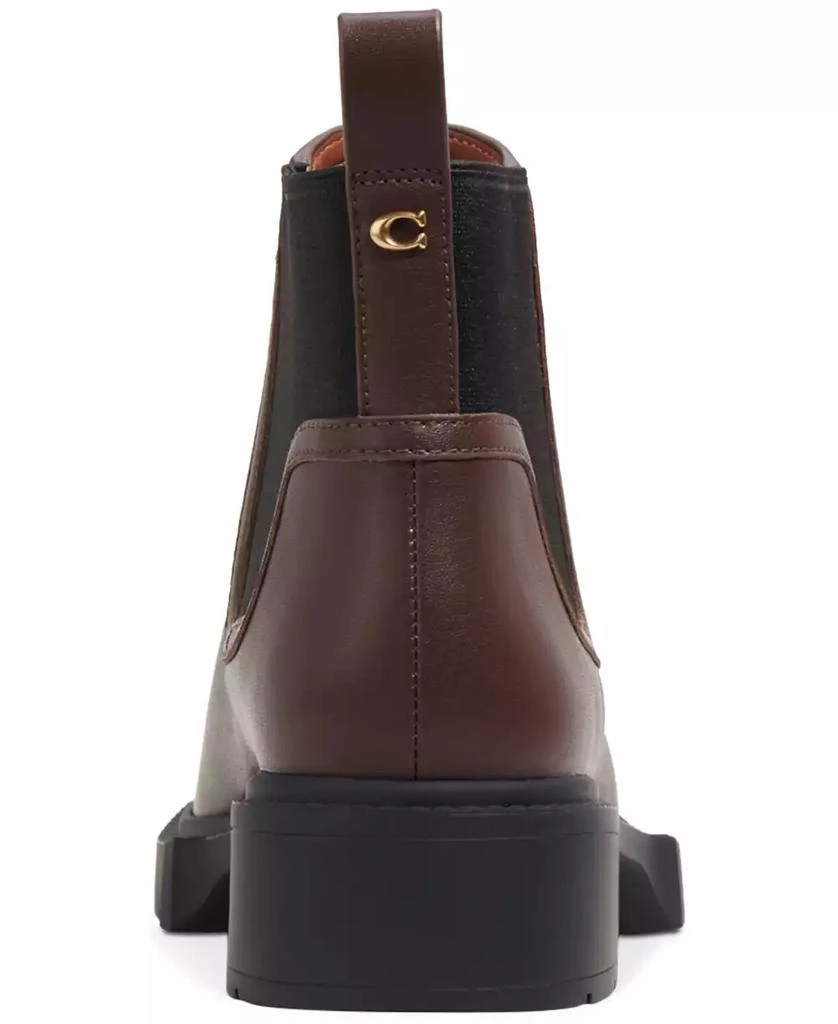 Coach Women's Lenora Pull On Lug Sole Chelsea Booties 3