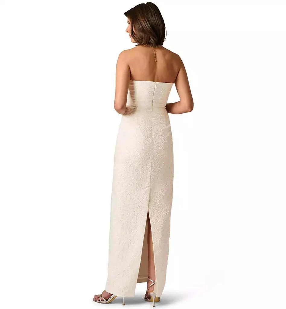 Adrianna Papell Women
s Strapless Glitter Ball Gown 4