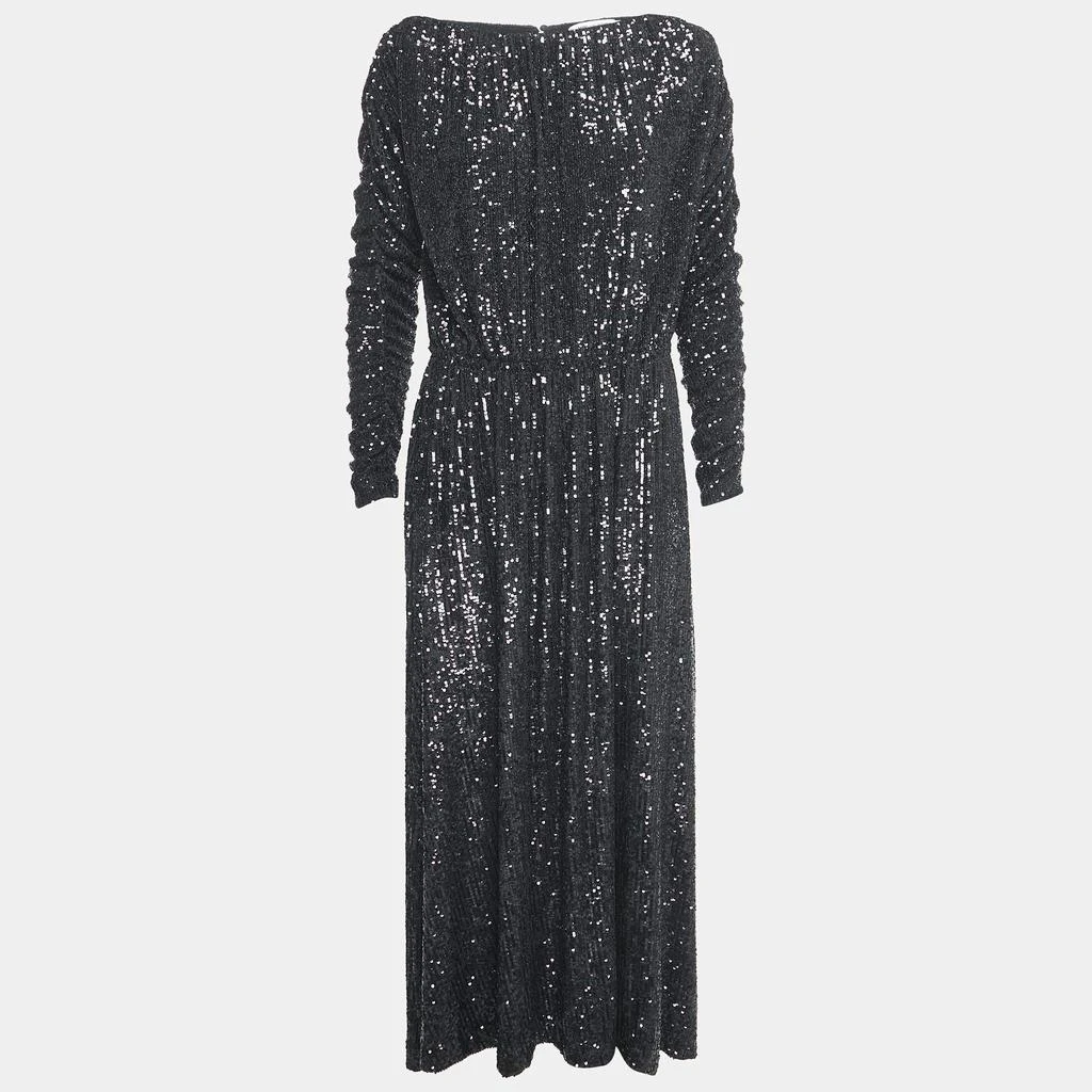 Yves Saint Laurent Saint Laurent Paris Black Sequin Long Gown M 1