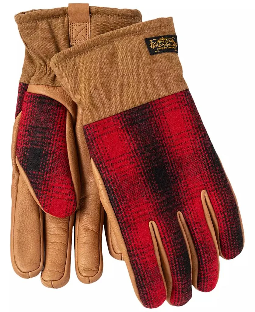 Ralph Lauren Men's Plaid Trail Glove 1