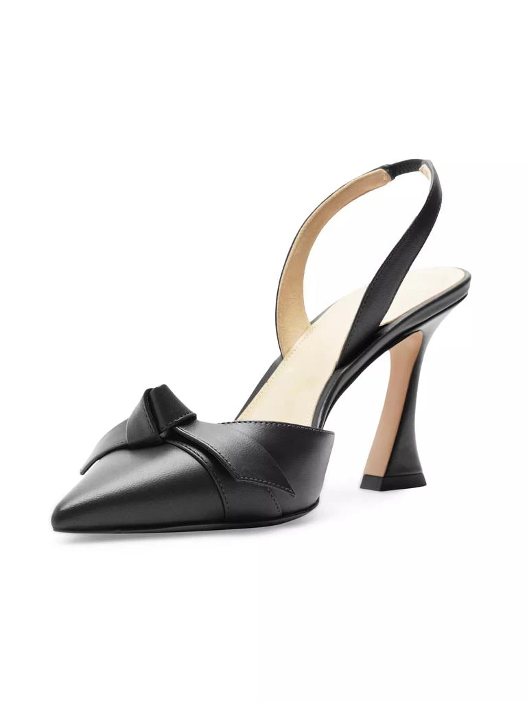 Alexandre Birman Clarita Bell 85MM Leather Slingback Pumps 7