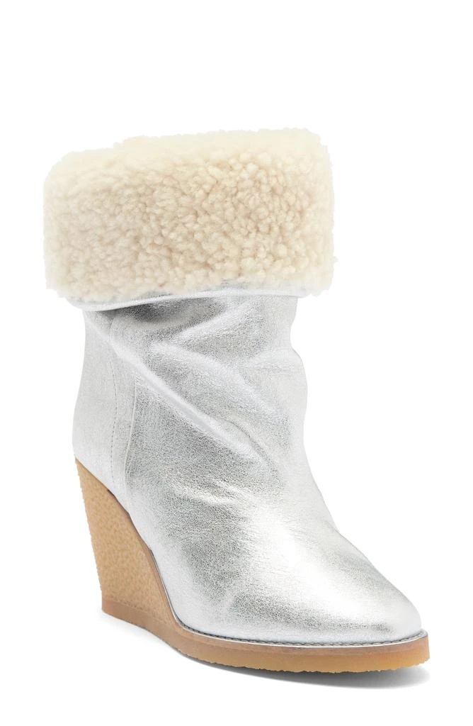 Isabel Marant Totam Genuine Shearling Lined Wedge Bootie 1