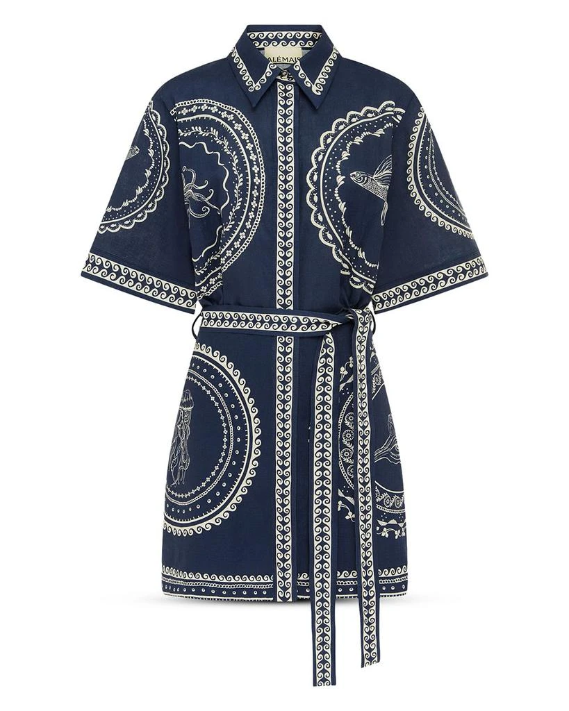 ALÉMAIS Oceane Linen Mini Dress 5