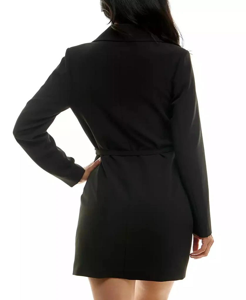 Rosie Harlow Juniors' Long-Sleeve Blazer Sheath Dress 2