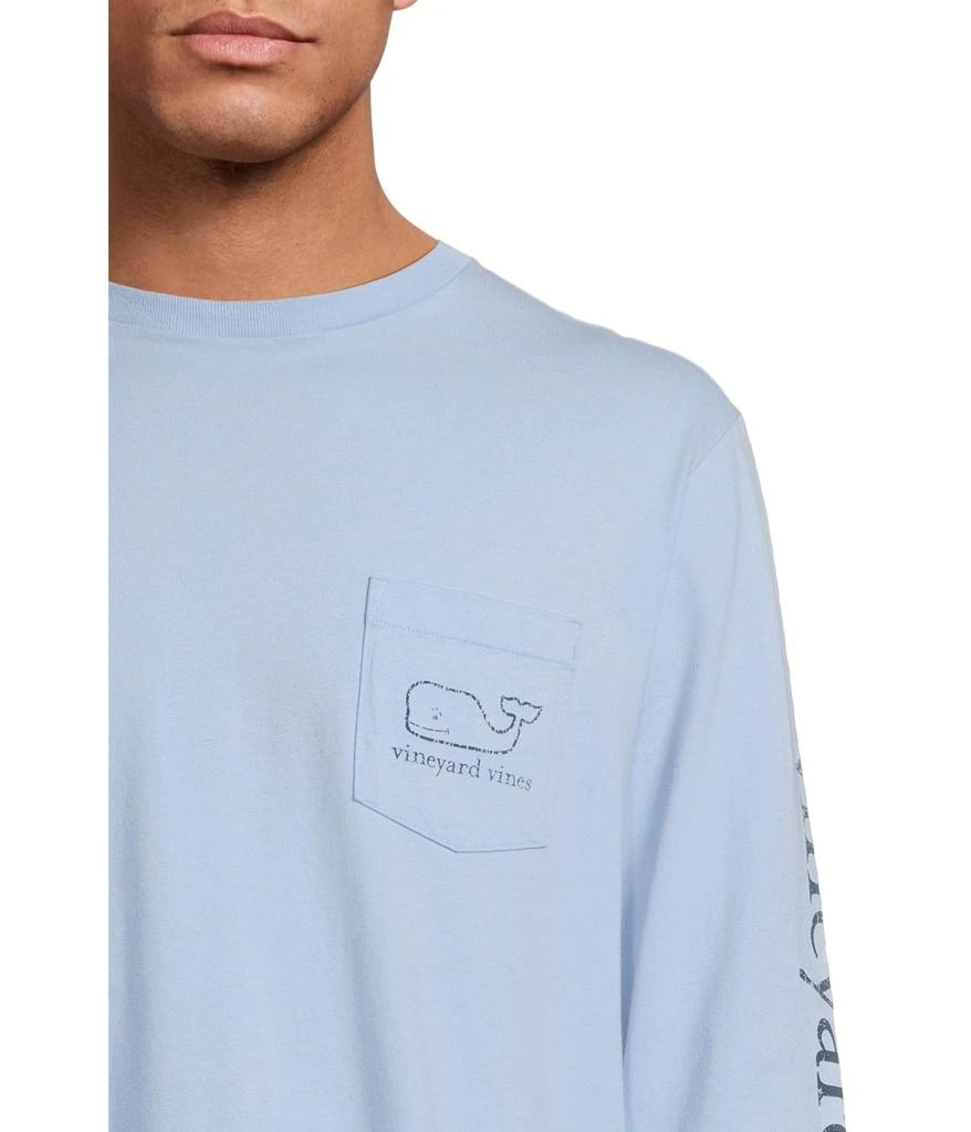 Vineyard Vines Long Sleeve Vintage Whale Pocket T-Shirt 4