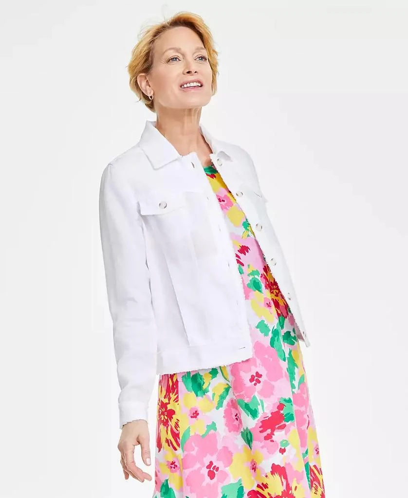 Charter Club Women's 100% Linen Jacket, Created for Macy's 3