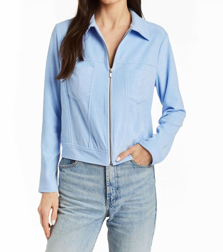 Drew Mickey Terry Zip Front Jacket
