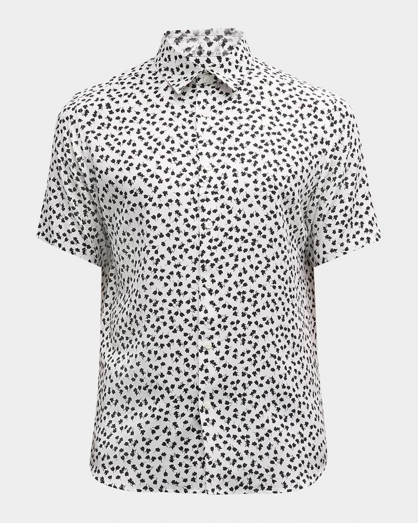 Theory Men's Irving Floral Sport Shirt 1