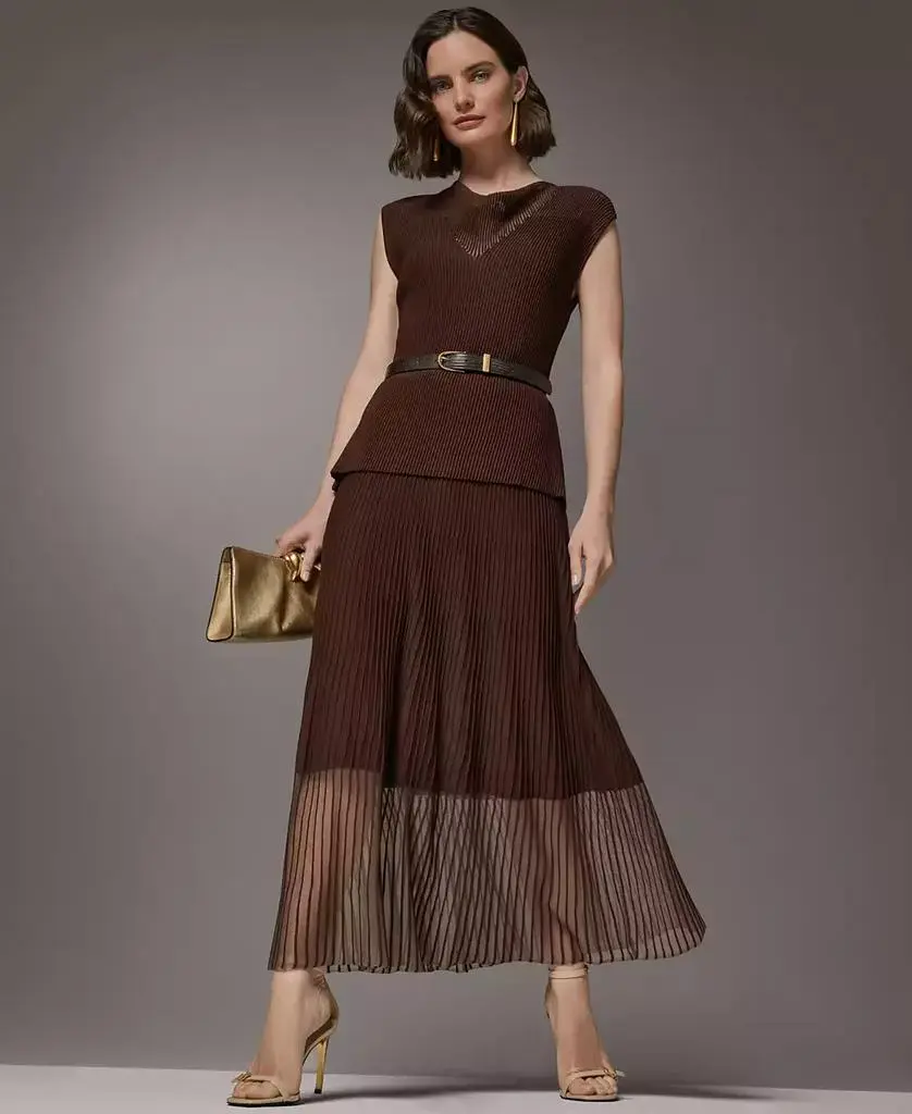 donna karan dresses on sale V-NECK MAXI WRAP DRESS One Sleeve Special Occasions: Elegant Gowns for