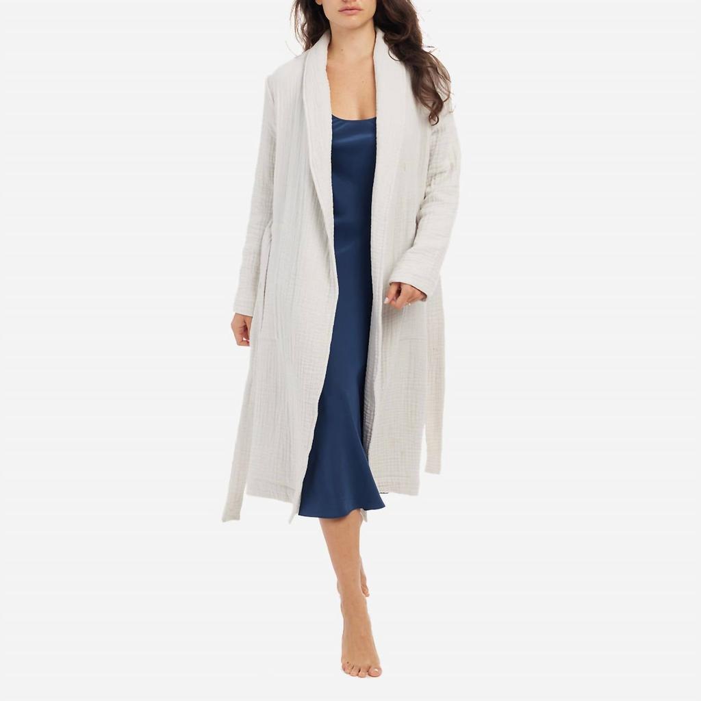 Skin Skin - Zoey Cotton Gauze Long Sleeve Robe