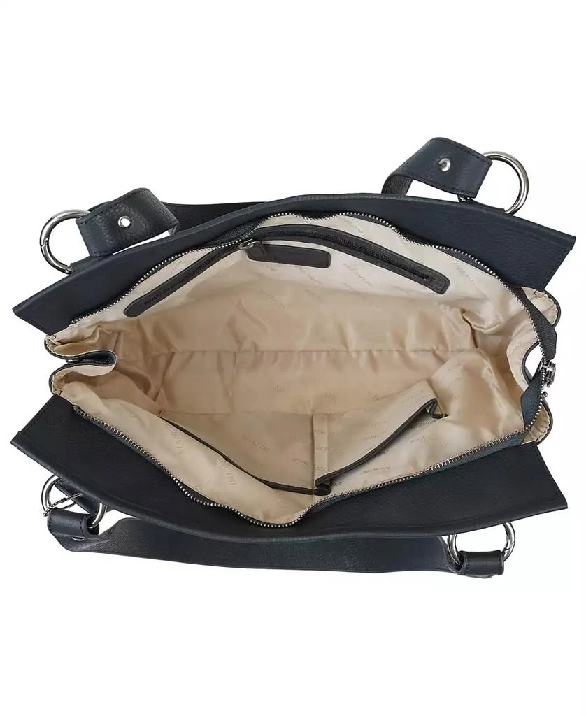 Mancini Leather Goods Pebble Kelsea Leather Shoulder Bag 7